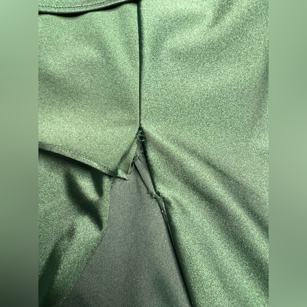 Elegant Green Women's Dress - Picture 6 of 8